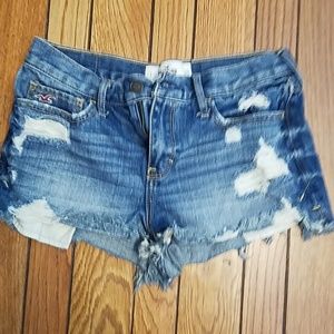 Hollister distressed Jean shorts